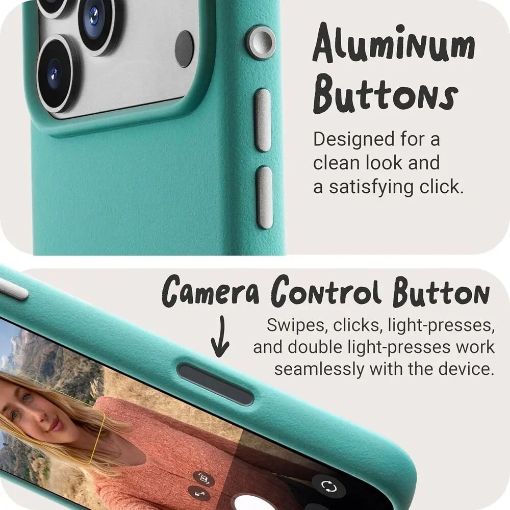 TineeOwl DuneX iPhone 17 Pro Case MagSafe Slim Textured TPU Black